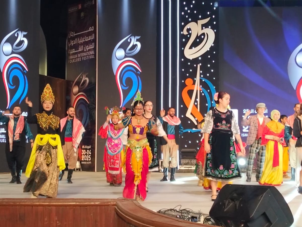 جانب من فاعليات حفل الختام، فيتو