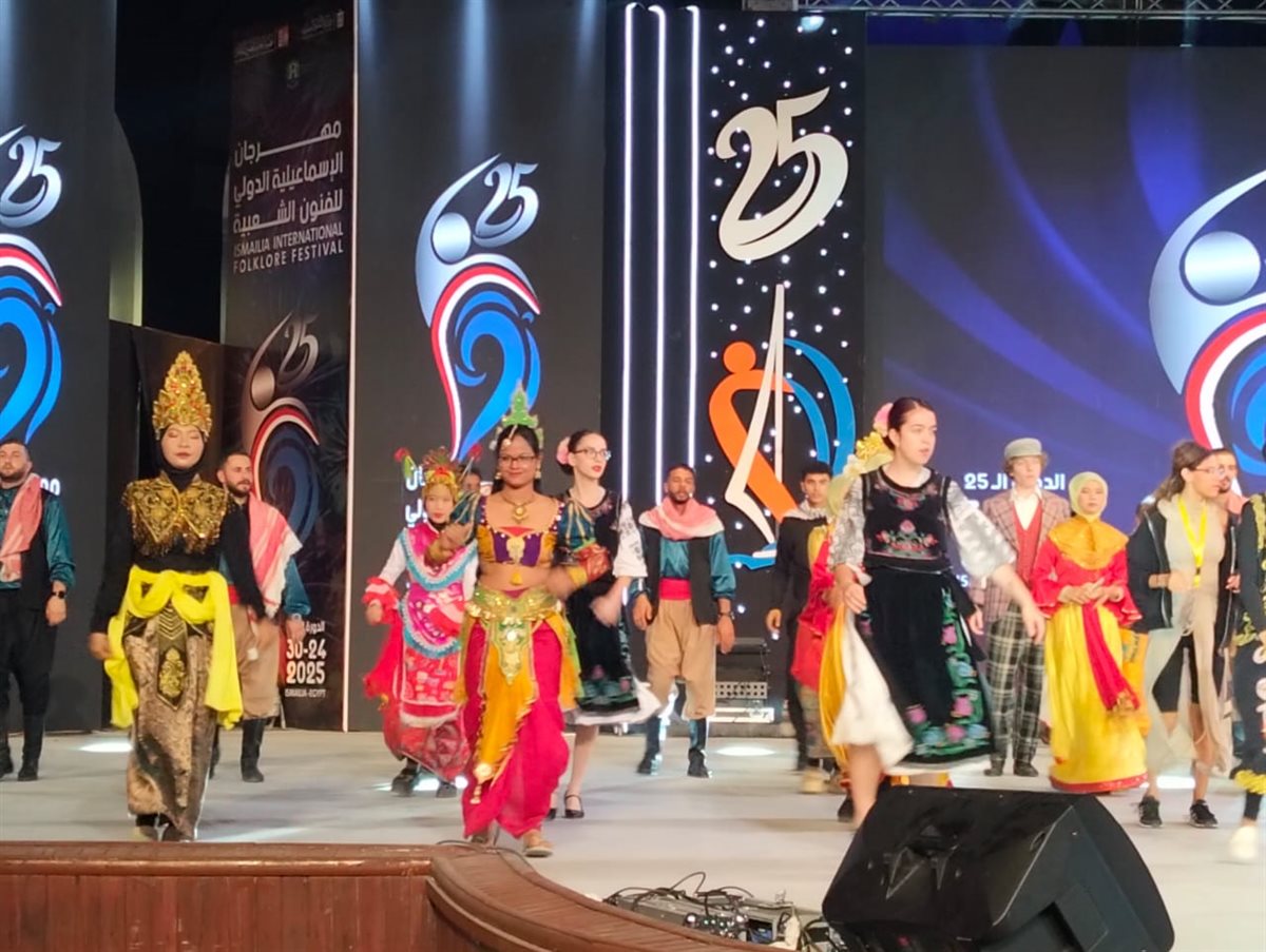 جانب من فاعليات حفل الختام، فيتو