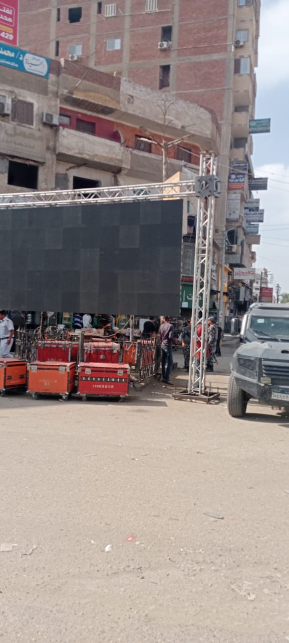 تركيب شاشات لبث افتتاح المتحف المصري القليوبية ، فيتو