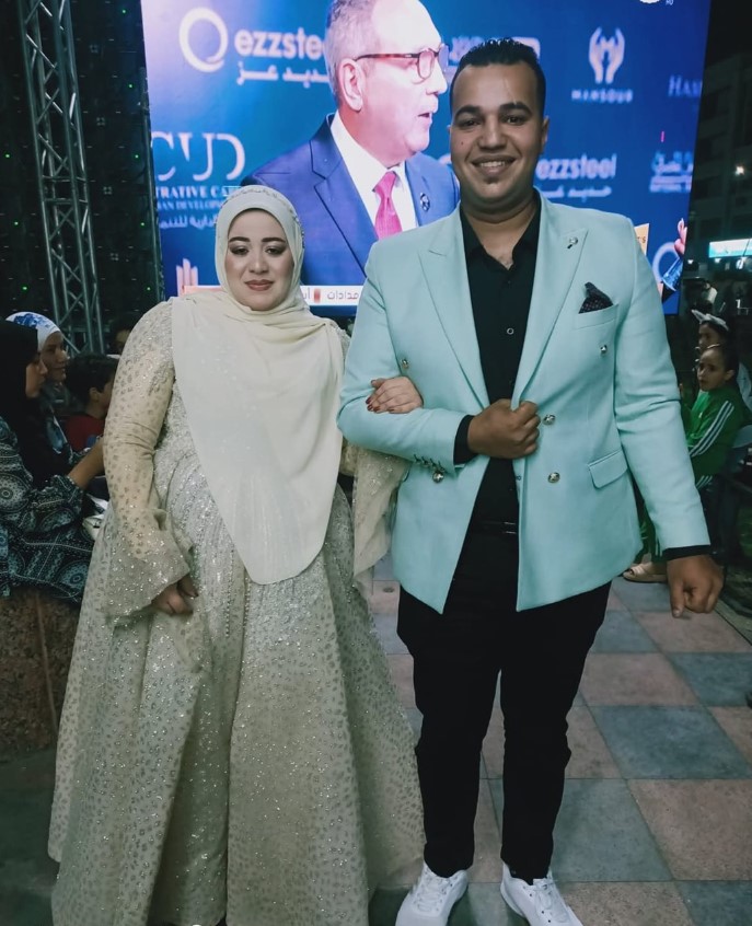 عريس وعروسه في افتتاح المتحف المصري بالقليوبية، فيتو 