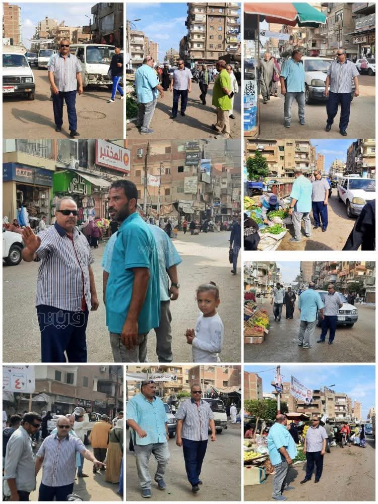 اشرف بنفسه على رفع المخالفات،فيتو