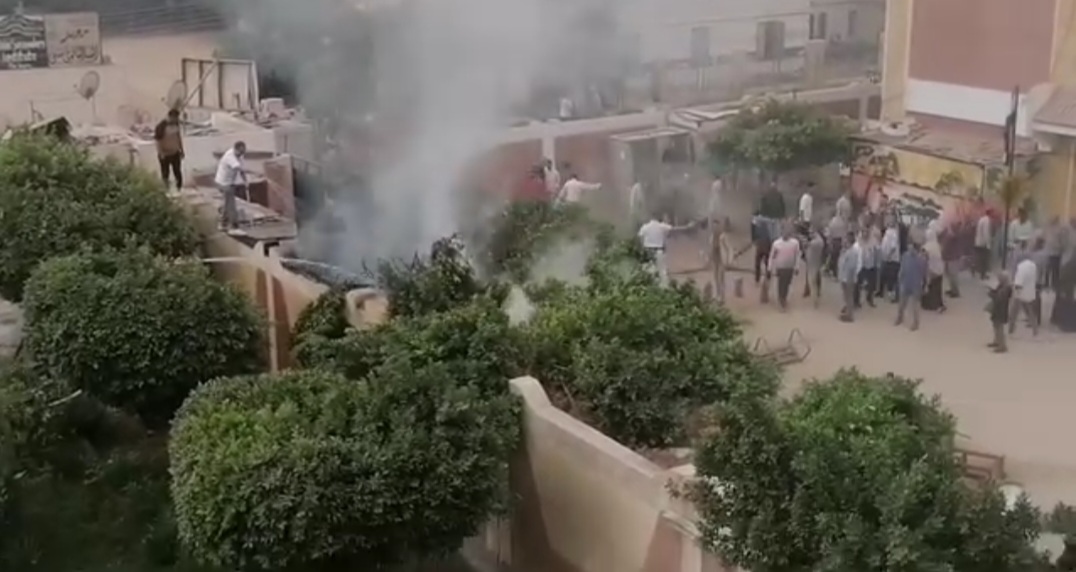 حريق داخل مدرسة 25 يناير بالمنيا دون إصابات