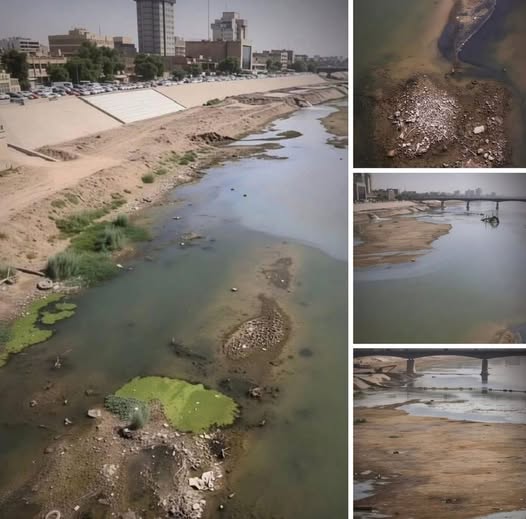 بعد نهر دجلة مخاوف من جفاف الفرات، فيتو