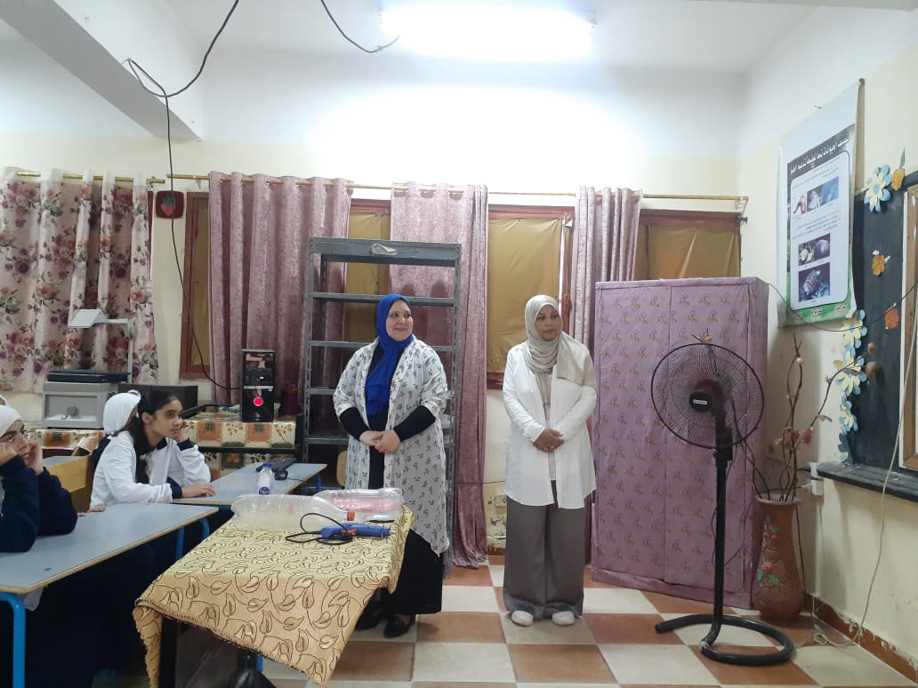 جانب من الفاعليات البيئية بمدارس الإسماعيلية، فيتو