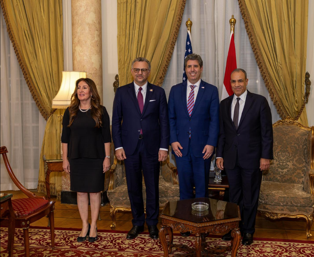 لقاء مسعد بولس وبدر عبد العاطي وسفراء أمريكا، فيتو