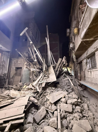 انهيار عقار الموسكي<br alt=