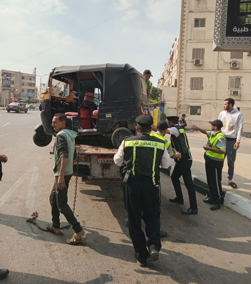 حملة مرورية بالمقطم