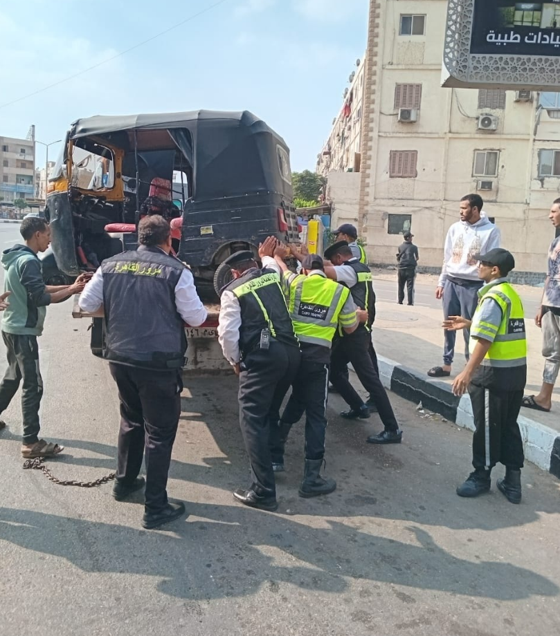 حملة مرورية بالمقطم