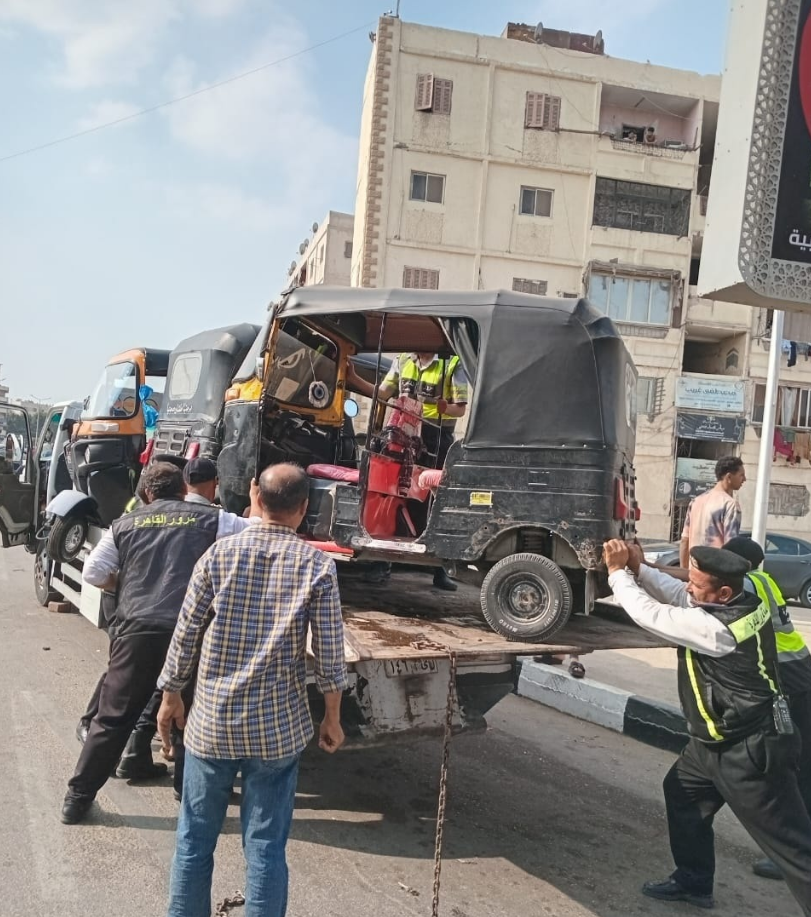 حملة مرورية بالمقطم