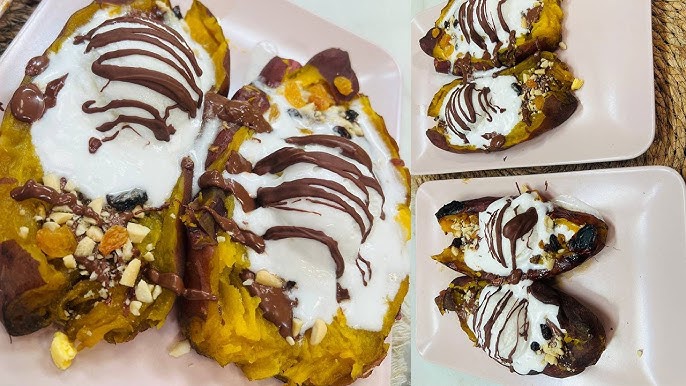 طريقة عمل كومبير البطاطا الحلوة 