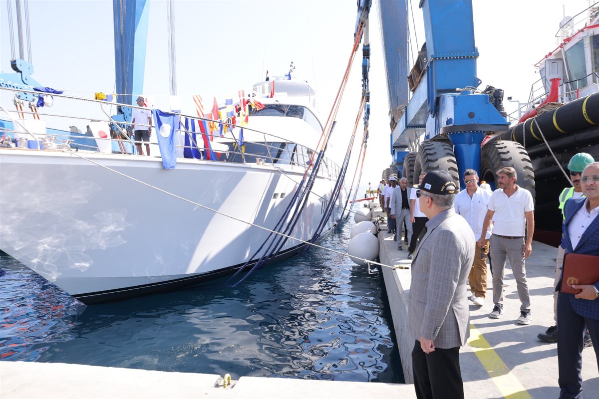 جانب من تدشين القارب،فيتو