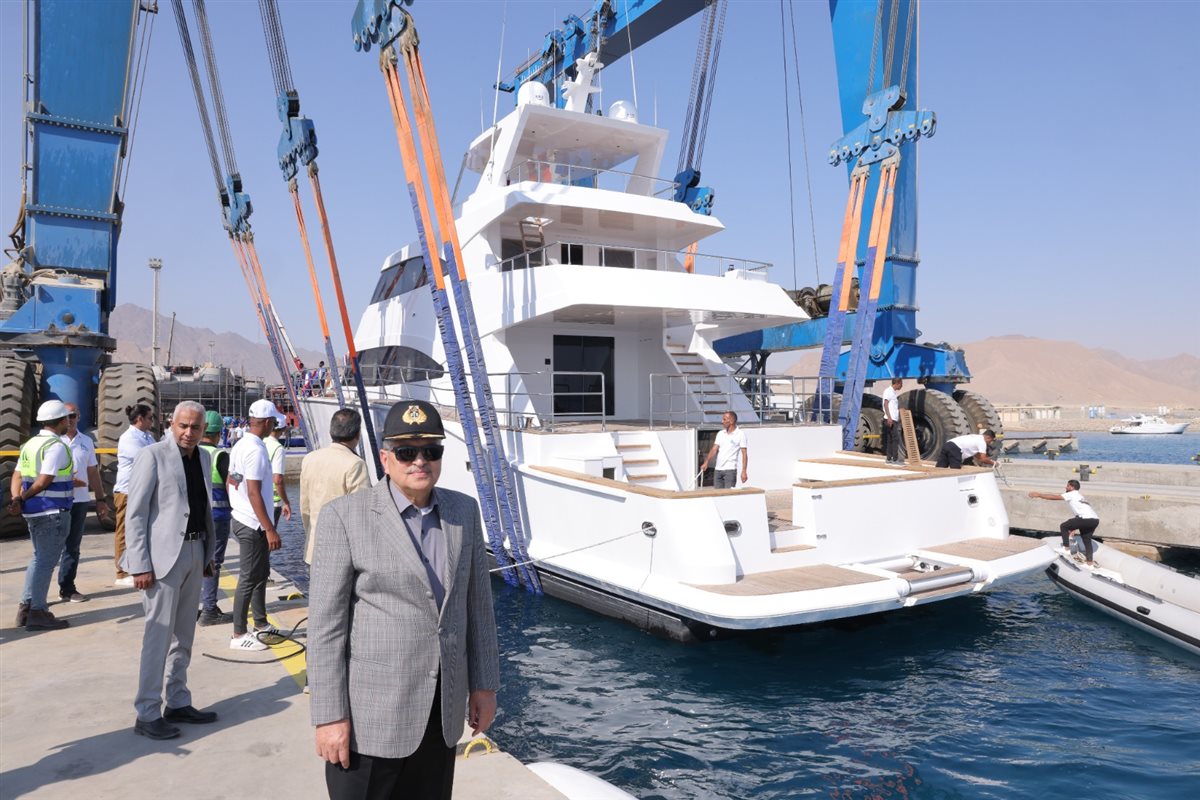 جانب من تدشين القارب،فيتو