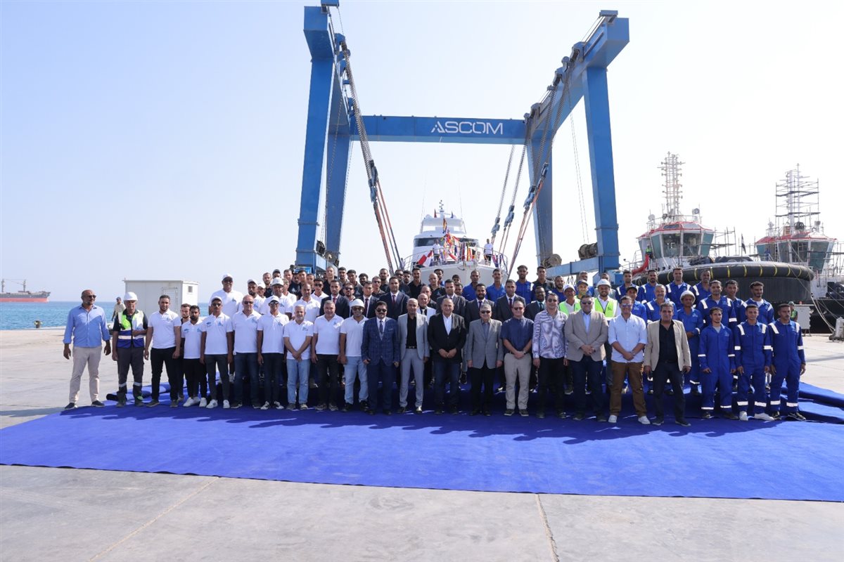 جانب من تدشين القارب،فيتو