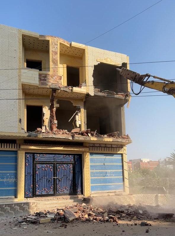 جانب من الإزالة، فيتو