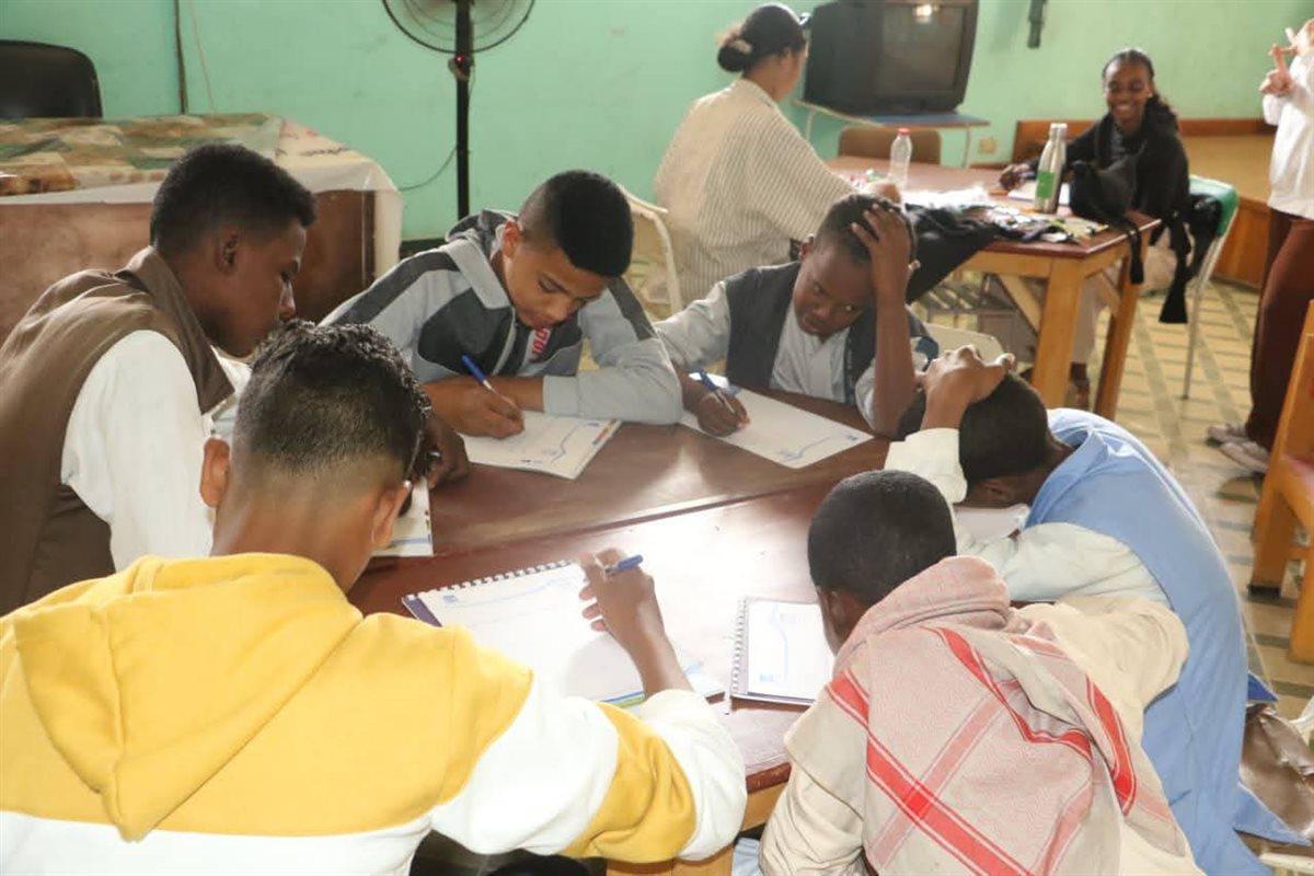 جانب من فاعليات الورش، فيتو