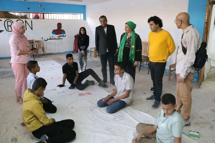 جانب من فاعليات الورش، فيتو