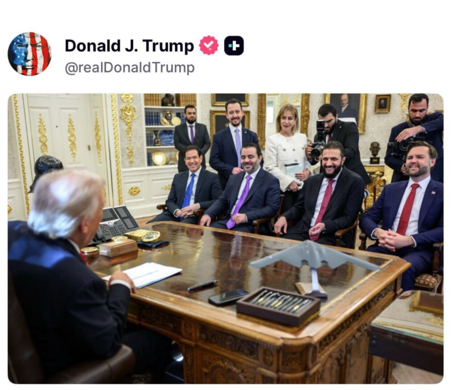 ترامب يعلق على استقبال الرئيس الشرع، فيتو