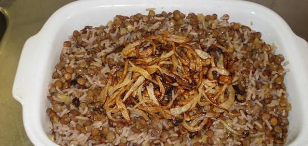 طريقة عمل المجدرة 