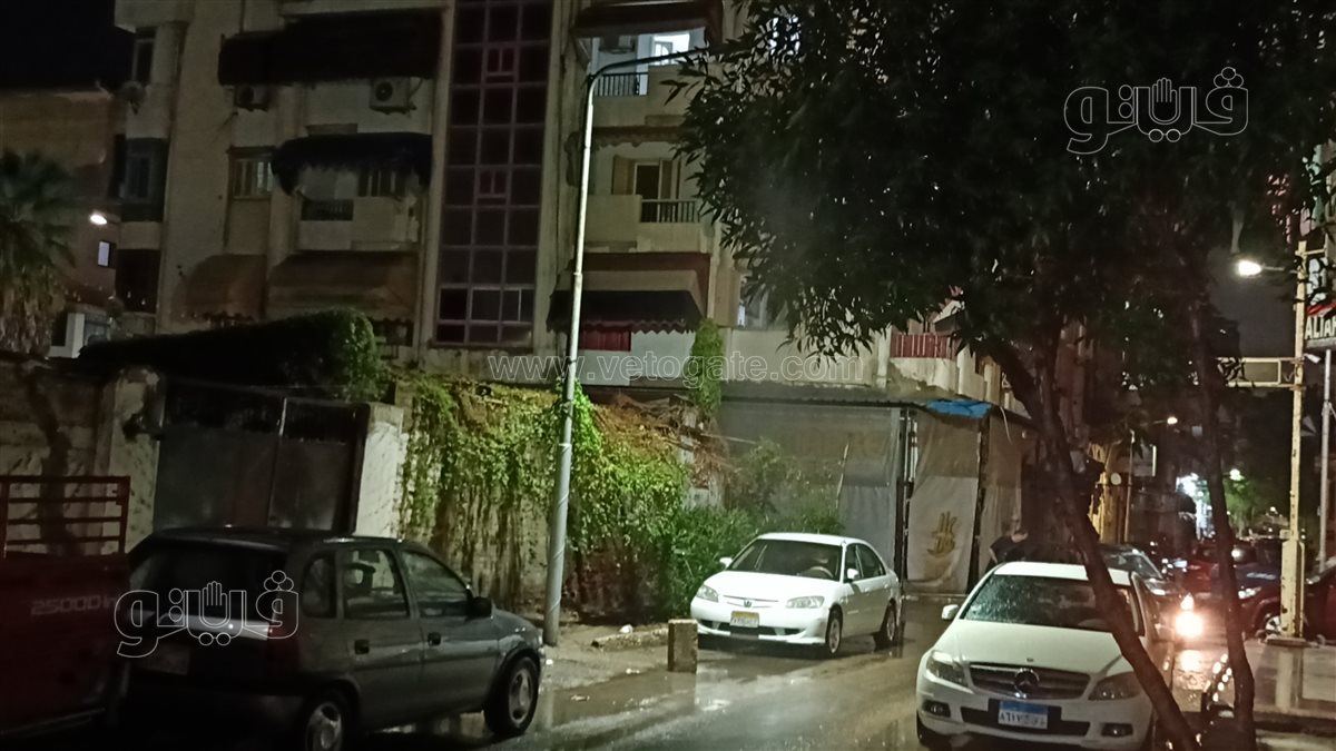 سقوط أمطار غزيرة ببورسعيد، فيتو