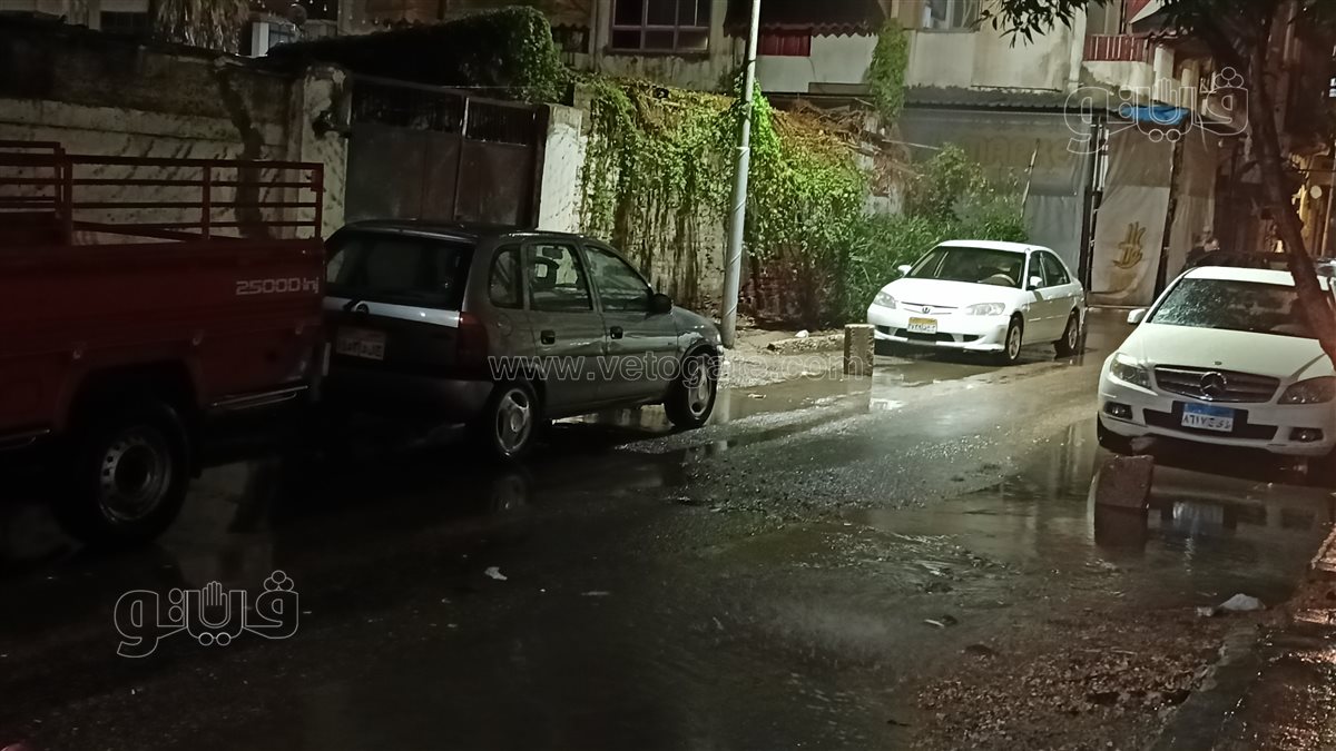 سقوط أمطار غزيرة ببورسعيد، فيتو&nbsp;