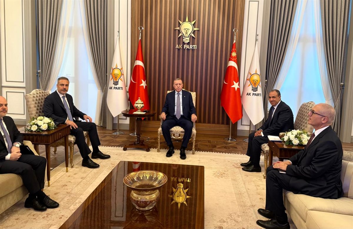 جانب من لقاء عبدالعاطي وأردوغان، فيتو