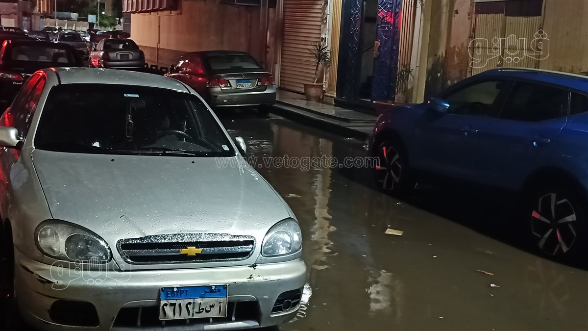 سقوط الامطار الغزيرة المتواصلة ببورسعيد &nbsp;، فيتو