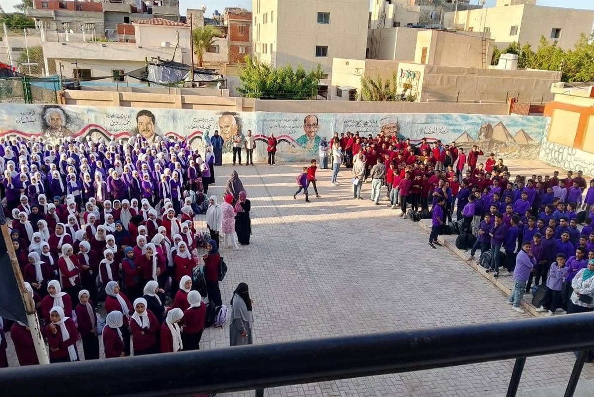 مدرسة قومبانية أبو قير الإعدادية بالبحيرة، فيتو