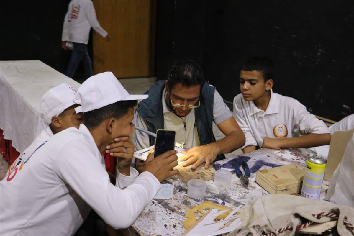 جانب من فاعليات الورش،فيتو