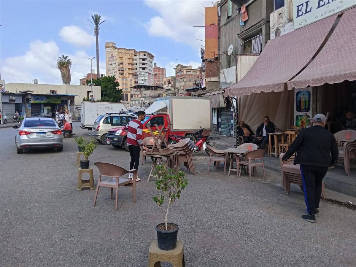 حملات مستمرة لرفع الإشغالات بدمياط&nbsp;