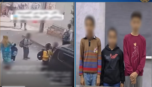 خناقة الصغار تصل إلى قسم شرطة ديروط 