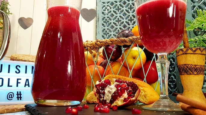 عصير الرمان بالكركدية 