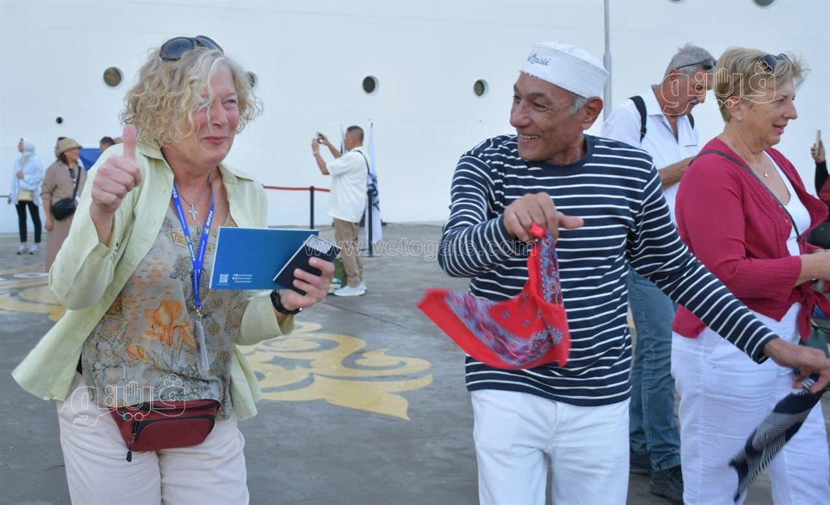 ميناء بورسعيد يستقبل السفينة السياحية، فيتو