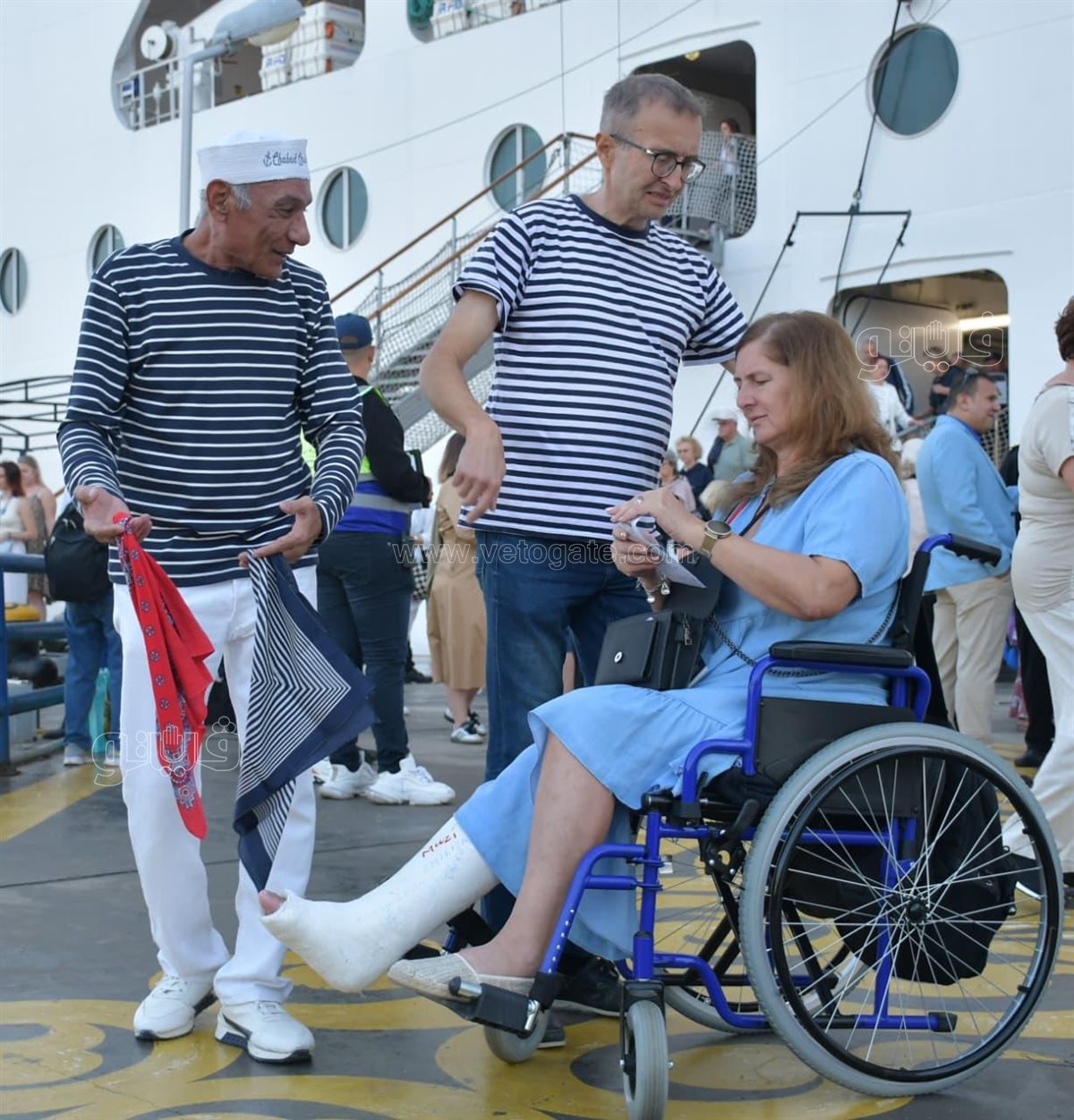 ميناء بورسعيد يستقبل السفينة السياحية، فيتو 