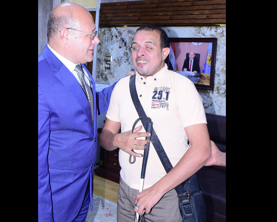 باحث الدكتورة الكفيف محمد أبو طالب، فيتو