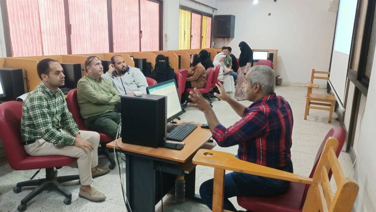 جانب من فاعليات التدريب، فيتو