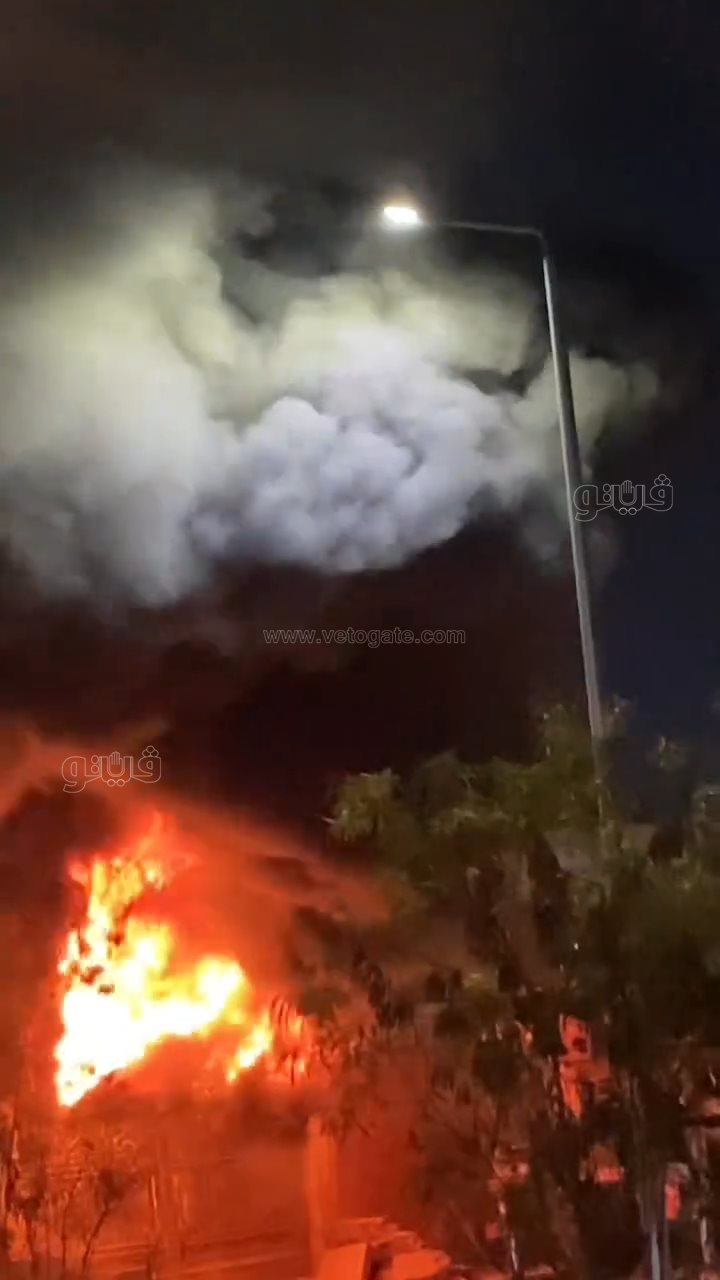 دخان كثيف واستنفار أمني وإطفائي بمنطقة C1 الصناعية في العاشر من رمضان،فيتو