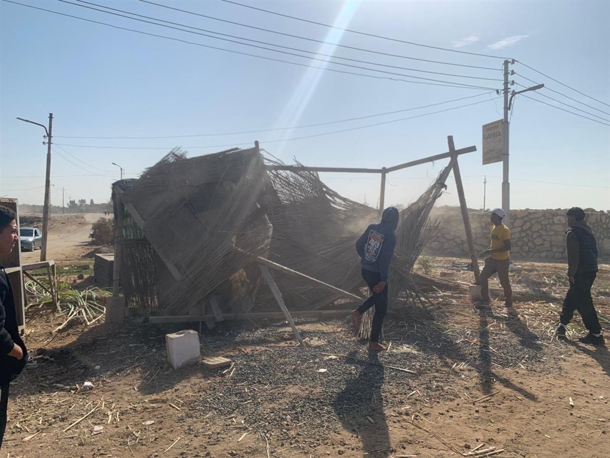 جانب من أعمال الإزالة، فيتو