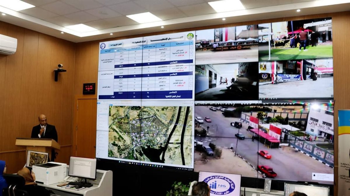 جانب من غرفة عمليات الشبكة الوطنية، فيتو