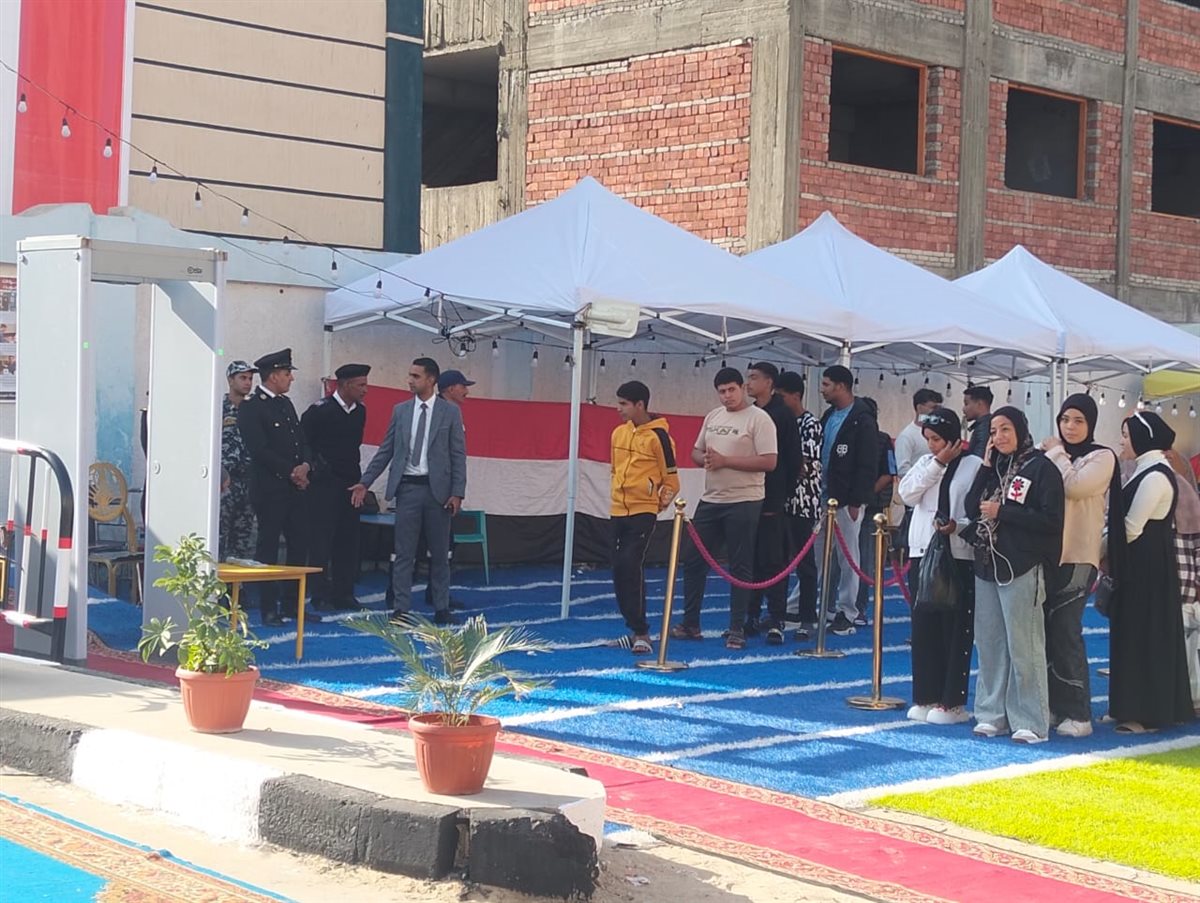 جانب من انتظام التصويت، فيتو