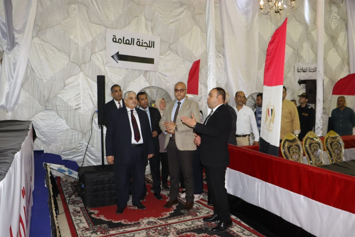محافظ القليوبية يتابع لجان الفرز، فيتو&nbsp;