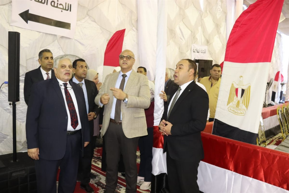 محافظ القليوبية يتابع لجان الفرز، فيتو&nbsp;