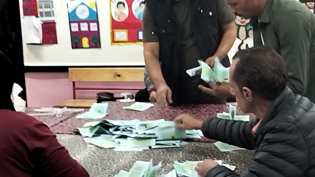 جانب من عمليات الفرز، فيتو 