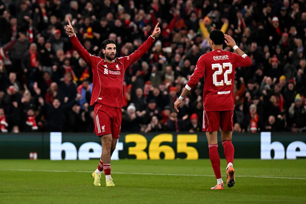 مباراة ليفربول وإيندهوفن في دوري أبطال أوروبا