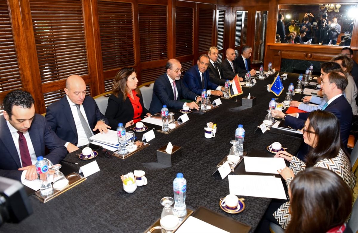 إجتماع موسع لوزير الخارجية مع المفوضة الأوروبية لإدارة الأزمات، فيتو&nbsp;