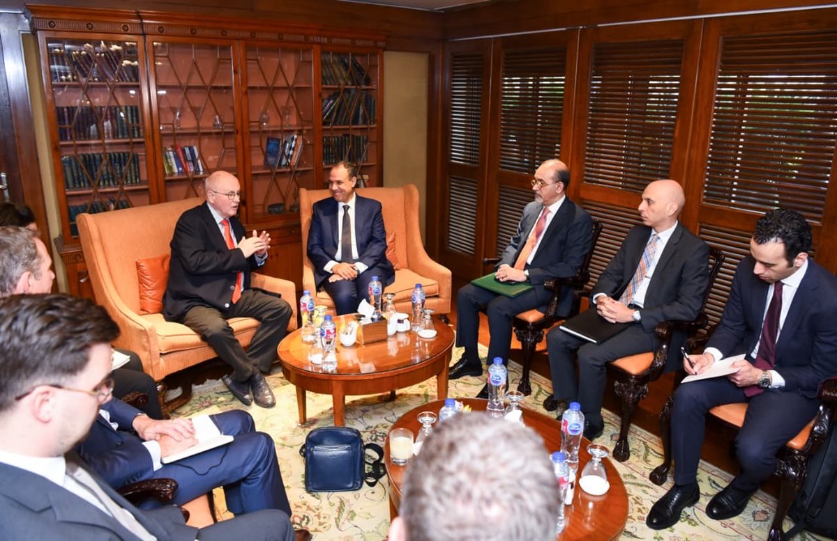 إجتماع وزير الخارجية مع البروفيسور الألماني فولكر كاودر، فيتو&nbsp;