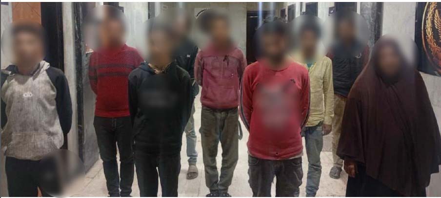 ضبط 14 متورطًا في استغلال الأحداث للتسول، فيتو