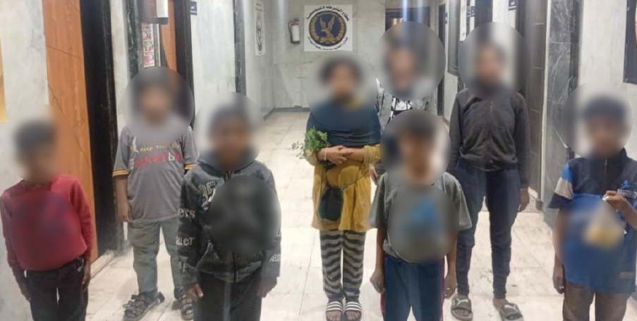 ضبط 14 متورطًا في استغلال الأحداث للتسول، فيتو