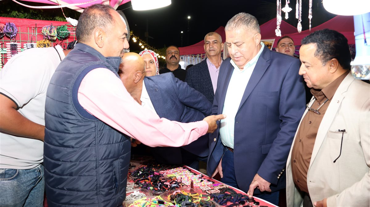 جانب من افتتاح المعرض، فيتو