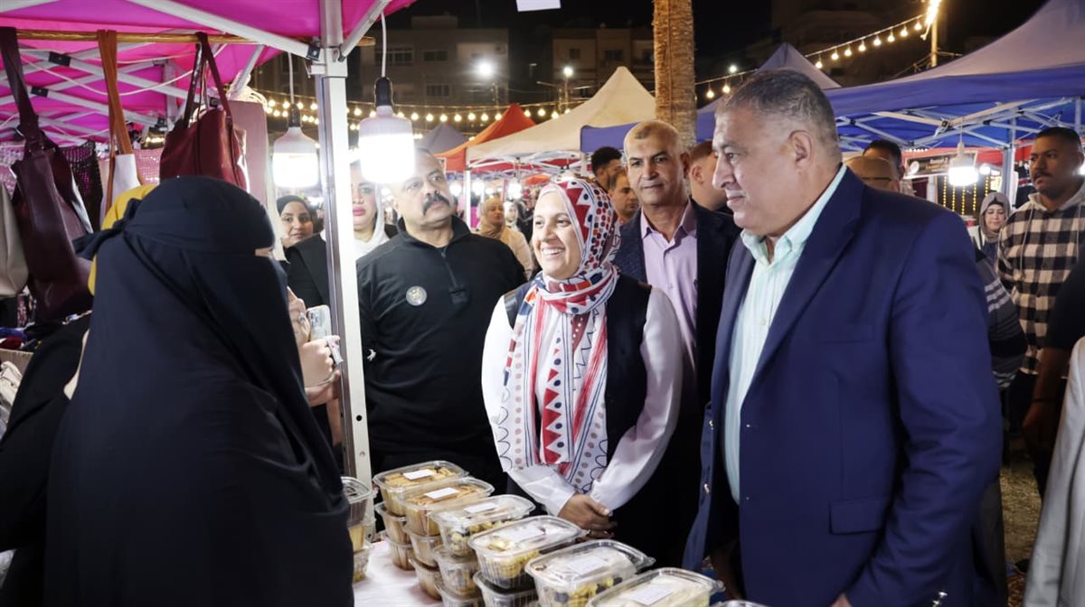 جانب من افتتاح المعرض، فيتو