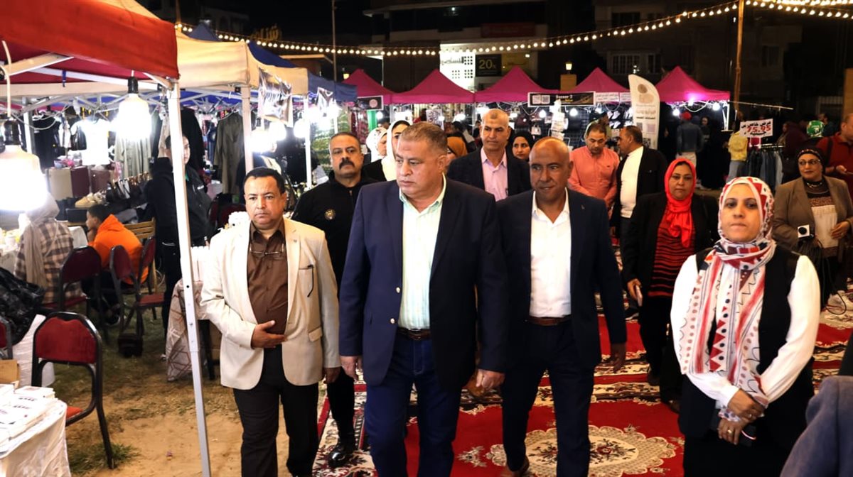 جانب من افتتاح المعرض، فيتو